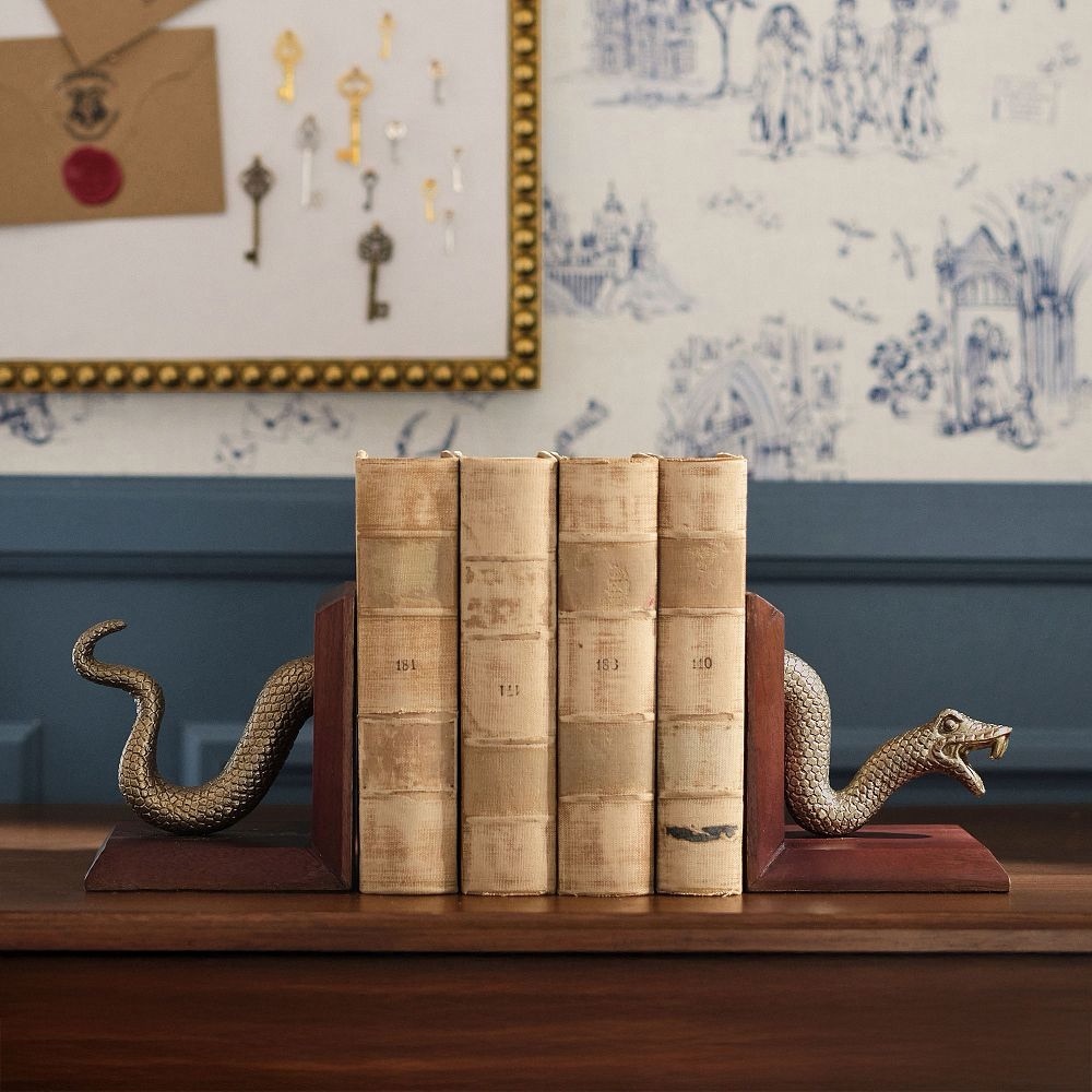 Pottery Barn Teen Harry Potter Nagini 📕 Bookends BNIB